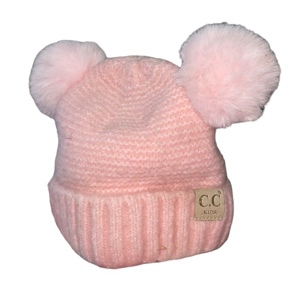 C.C Other - C.C kids beanie with Pom Pom’s . GUC